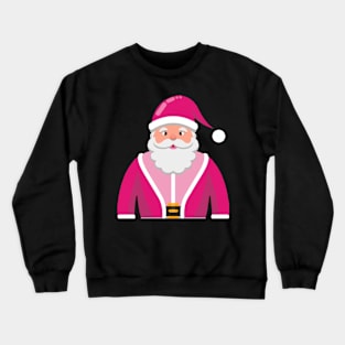 Pink barbie santa cute cartoon christmas Crewneck Sweatshirt